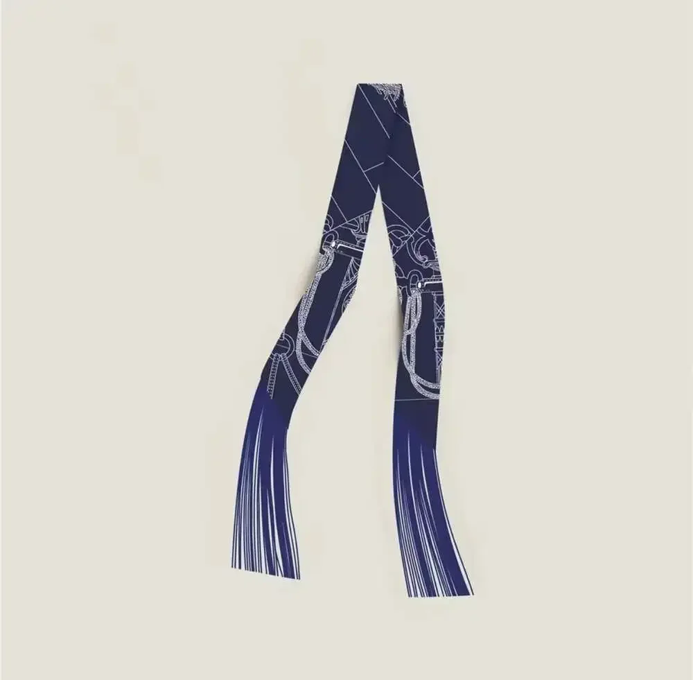 Fringe silk Twilly